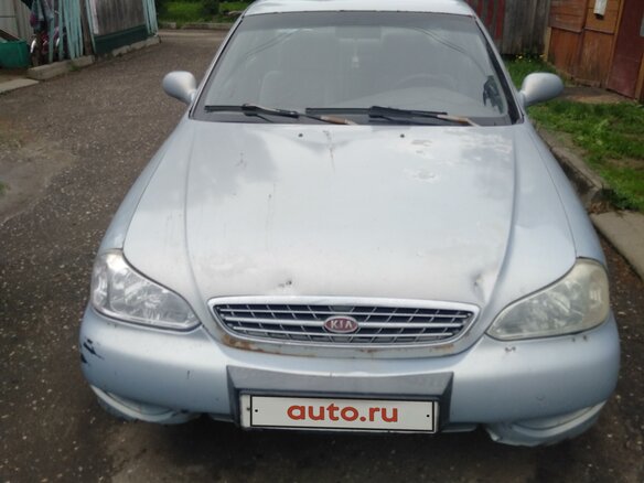2000 Kia Clarus II, серый