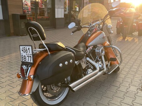 2014 Harley-Davidson Softail Deluxe, оранжевый, 1800000 рублей, вид 5