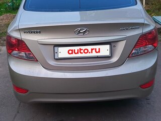 2011 Hyundai Solaris I, бежевый, 525000 рублей, вид 4