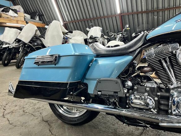 2007 Harley-Davidson Road King, голубой, 999999 рублей - вид 5