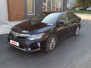 2018 Toyota Camry VII (XV50) Рестайлинг 2, чёрный, 2550000 рублей, вид 1