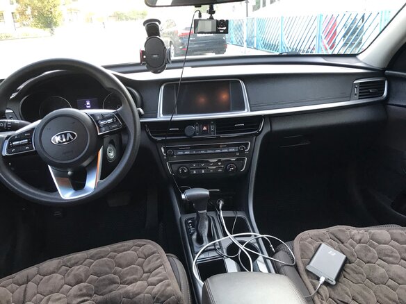 2019 Kia Optima IV Рестайлинг, белый, 2500000 рублей - вид 24