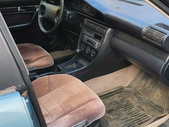1993 Audi 100 IV (C4), синий, 160000 рублей - вид 2