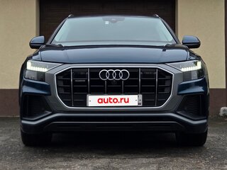 2018 Audi Q8 55 TFSI I (4M), синий, 6500000 рублей, вид 4