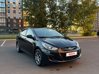 2013 Hyundai Solaris I, чёрный, 800000 рублей, вид 1