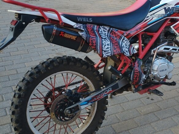 2019 Wels MX250R, красный, 70000 рублей - вид 3