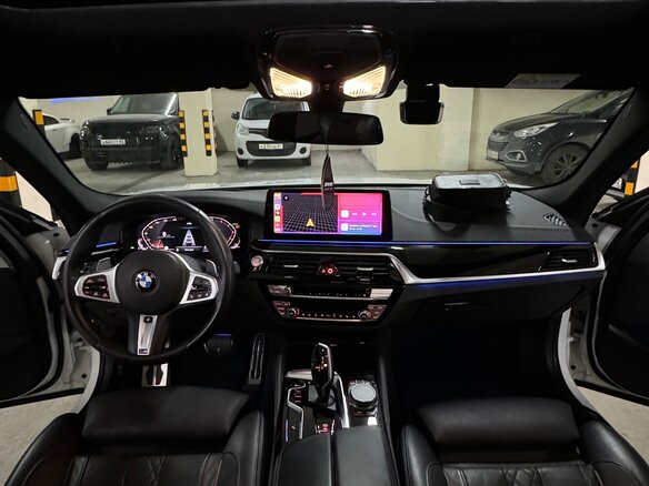 2020 BMW 5 серии 530i VII (G30/G31/G38) Рестайлинг, белый, 5250000 рублей - вид 13