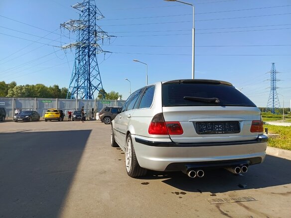 2002 BMW 3 серии 330xd IV (E46) Рестайлинг, серебристый, 1000000 рублей - вид 7