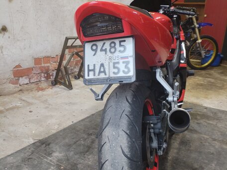 2001 Honda CBR 600F, красный, 300000 рублей, вид 2
