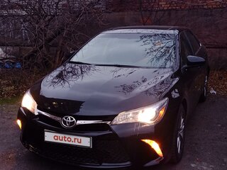 2017 Toyota Camry VII (XV50) Рестайлинг 2, чёрный, 2850000 рублей, вид 1