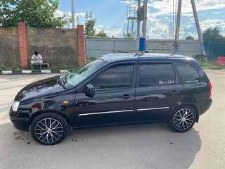 2010 Lada (ВАЗ) Kalina I, чёрный, 360000 рублей, вид 4