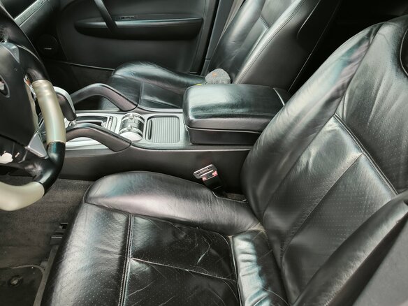 2003 Porsche Cayenne Turbo I (955), чёрный, 1500000 рублей - вид 12