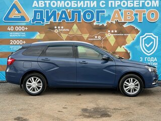 2019 Lada (ВАЗ) Vesta SW I, синий, 777000 рублей, вид 4