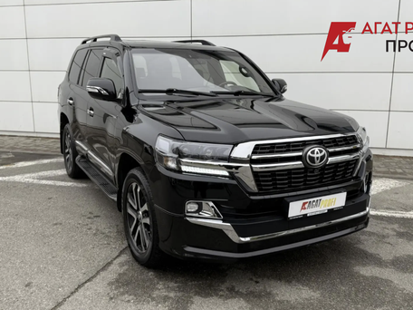 2013 Toyota Land Cruiser 200 Series Рестайлинг 1, чёрный, 3785000 рублей, вид 3