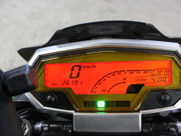 2013 Kawasaki Z 1000, зелёный - вид 21