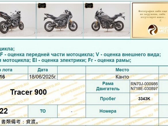 2022 Yamaha MT-09 Tracer (FJ-09), серый, 1325000 рублей - вид 40