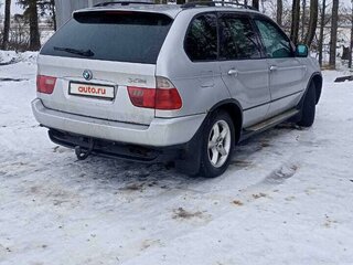 2001 BMW X5 4.4i I (E53), серебристый, 850000 рублей, вид 3
