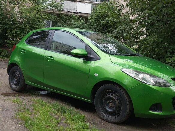 2009 Mazda Demio III (DE), зелёный, 430000 рублей - вид 5