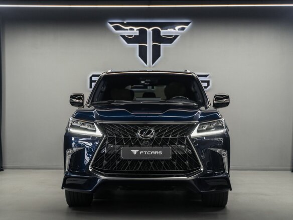 2018 Lexus LX 570 III Рестайлинг 2, синий, 9994000 рублей - вид 9