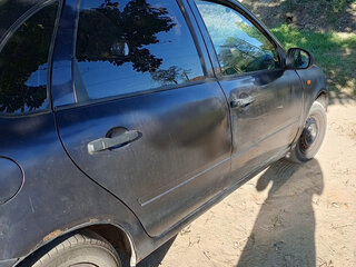 2008 Lada (ВАЗ) Kalina I, синий, 180000 рублей, вид 4