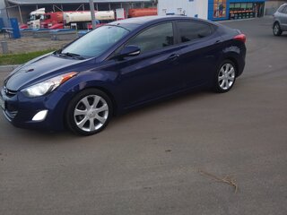 2013 Hyundai Elantra V (MD), синий, 1000000 рублей, вид 4