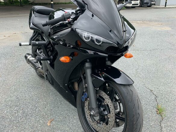 2003 Yamaha YZF-R6, чёрный, 500000 рублей