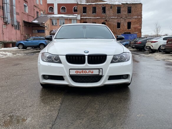 2008 BMW 3 серии 318d V (E90/E91/E92/E93), белый - вид 1