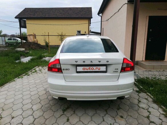 2009 Volvo S80 II Рестайлинг, белый - вид 6