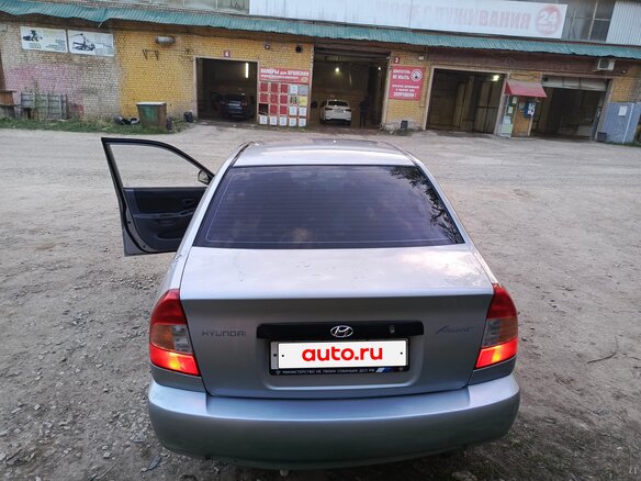 2008 Hyundai Accent ТагАЗ II, серебристый, 270000 рублей - вид 2