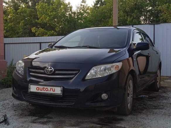 2008 Toyota Corolla X (E140, E150), чёрный, 780000 рублей - вид 4