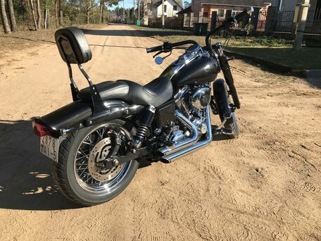 2006 Harley-Davidson Dyna Wide Glide, чёрный, 800000 рублей, вид 5