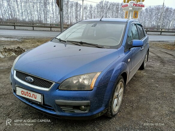 2008 Ford Focus II, синий - вид 4