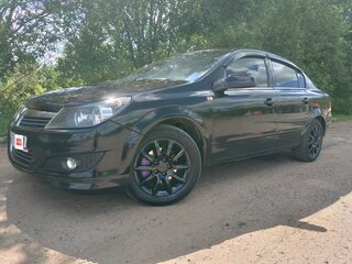 2008 Opel Astra H Рестайлинг, чёрный, 440000 рублей, вид 2