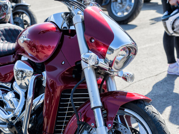 2007 Suzuki Boulevard M109R, пурпурный - вид 1