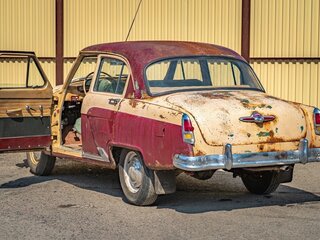 1957 ГАЗ 21 «Волга» 21Г, красный, 1000000 рублей, вид 5