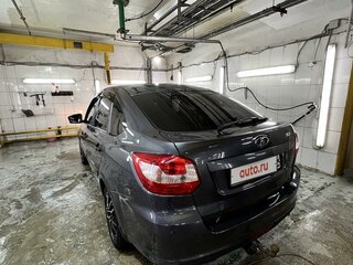 2015 Lada (ВАЗ) Granta I, серебристый, 630000 рублей, вид 4