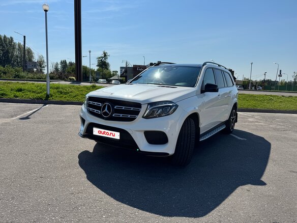 2017 Mercedes-Benz GLS 400 I (X166), белый, 4500000 рублей