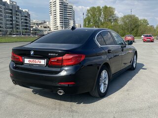 2019 BMW 5 серии 520d VII (G30/G31/G38), чёрный, 3200000 рублей, вид 4
