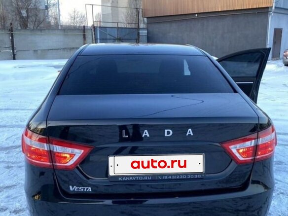2020 Lada (ВАЗ) Vesta I, чёрный, 940000 рублей - вид 3