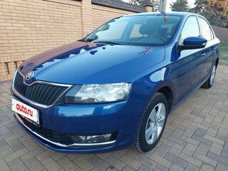 2018 Skoda Rapid I Рестайлинг, синий, 1380000 рублей, вид 3