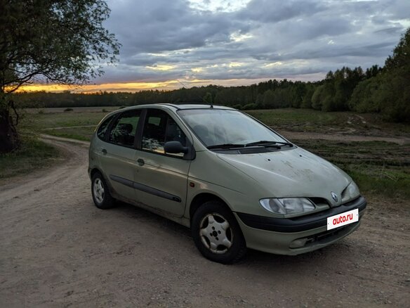 1998 Renault Scenic I, зелёный, 100000 рублей