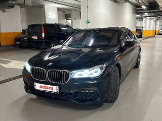 2016 BMW 7 серии 750d xDrive VI (G11/G12), чёрный, 3900000 рублей, вид 4