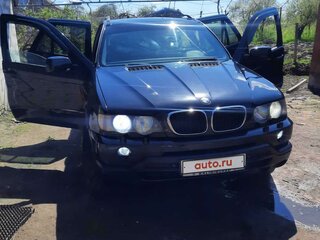 2003 BMW X5 3.0i I (E53) Рестайлинг, чёрный, 1300000 рублей, вид 5