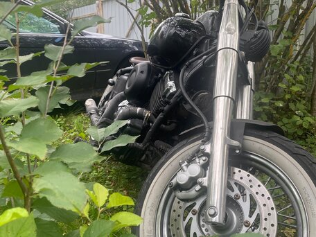 1998 Yamaha XVS400 Drag Star, чёрный, 300000 рублей, вид 2