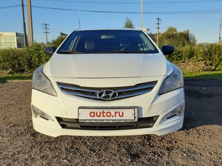 2016 Hyundai Solaris I Рестайлинг, белый, 785000 рублей, вид 3