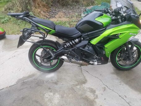 2014 Kawasaki ER-6F (Ninja 650R), зелёный, 578000 рублей, вид 1