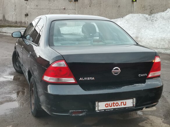 2007 Nissan Almera Classic I, чёрный - вид 7