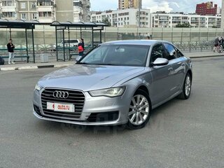 2015 Audi A6 IV (C7) Рестайлинг, серый, 2350000 рублей, вид 2