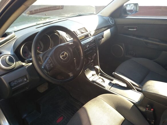 2008 Mazda 3 I (BK) Рестайлинг, серебристый - вид 3