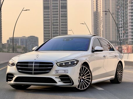 2021 Mercedes-Benz S-Класс 500 4MATIC VII (W223), белый, 11500000 рублей, вид 1
